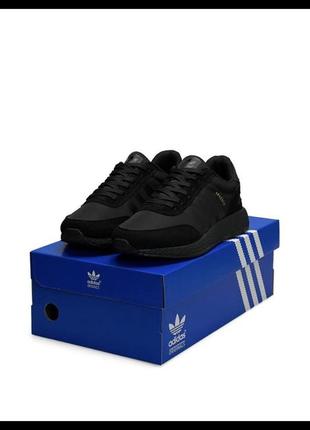 Мужские кроссовки adidas originals iniki all black