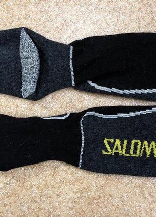 Вовняні термо шкарпетки salomon2 фото