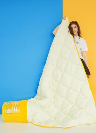 Одеяло попкорн зимнее тм ideia 140х200 см с кукурузным наполнителем щил. 400