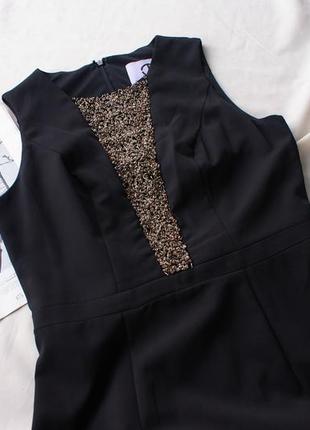 Брендова чорна вечірня коктельна сукня максі від js collection  люкс якість 🖤3 фото