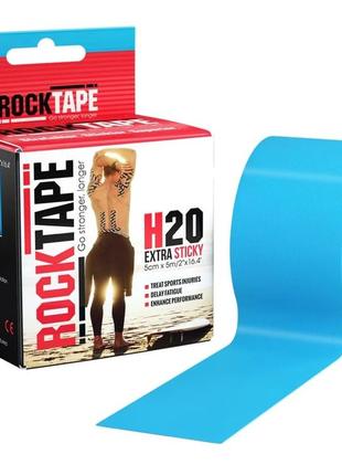 Кинезио тейп rocktape h2o водостойкий (cша) голубой