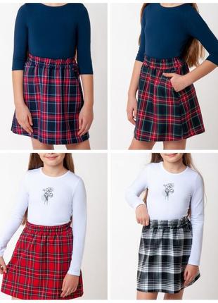 Школьная юбка в клетку, вредная юбка в клетку, подростковая юбка, детская юбка для школы