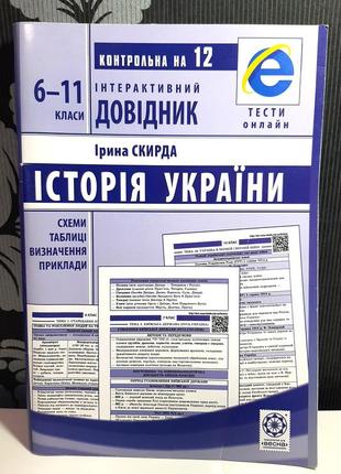 История украины 6-11 классы. интерактивный справочник, ирина скирда