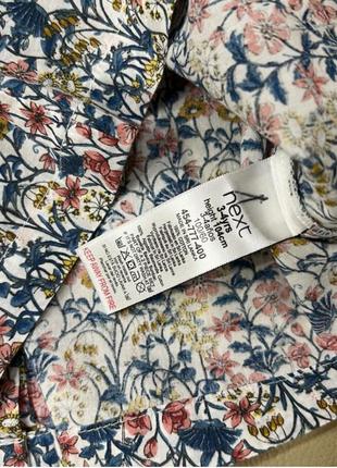 Очень красивый комплект блуза+вельветовый сарафан в виде мышки 3-4 года рост 104 от некст, состояние нового, сток5 фото