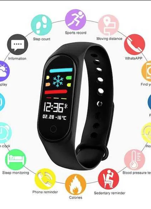 Smart bracelet colmi m4s, смарт браслет, фітнес браслет, смарт годинник6 фото