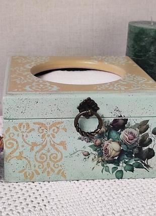Шкатулка - салфетница.