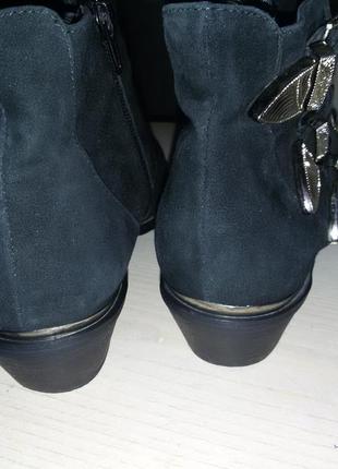 Sofie schnoor (дания) дизайнерские замшевые ботинки 39 размера (25.7 см)2 фото