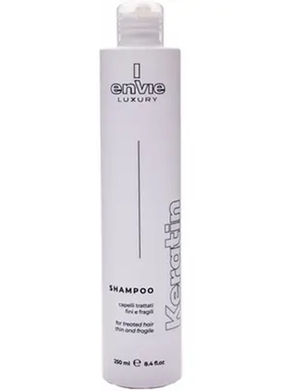 Шампунь для поврежденных волос envie luxury keratin shampoo1 фото