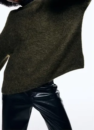 Альпака свитер оверсайз из смесовой шерсти donna альпака шерсть1 фото
