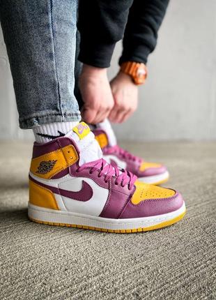 Женские кроссовки jordan 1 high люкс качество3 фото