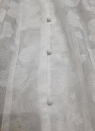 Білосніжна сорочка із шикарним коміром3 фото