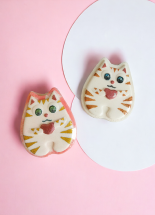 😻 дуже милі бомбочки для ванни котики😊