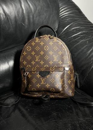 Женский рюкзак lv backpack brown black1 фото