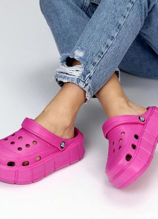 Невероятно удобные розовые кроксы crocs - выбери себе оттенок по душе 😻8 фото