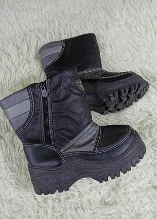 Шикарные сапоги зима/ холодный демисезон, 22,5см.