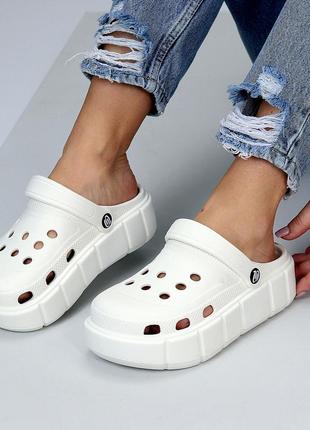 Невероятно удобные белые кроксы crocs - выбери себе оттенок по душе 😻10 фото