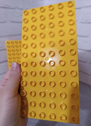 Деталі лего дупло lego duplo пластини 6*12 пінів оригінал2 фото