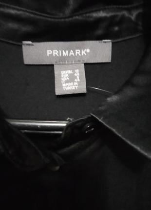 Primark платье-рубашка вискоза р.12, длинное, по бокам разрезы2 фото