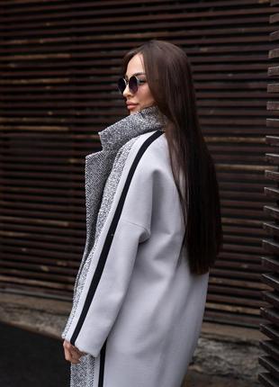 Демисезонное пальто с натуральной шерстью в составе6 фото