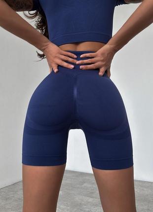 Женские эластичные шорты с эффектом пушап для фитнеса йоги, шорты высокие для пилона или бега