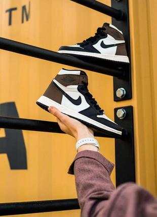 Женские кроссовки jordan 1 high люкс качество