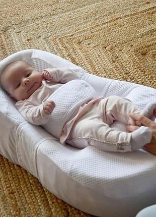 Матрац cocoonababy. кокон. дитячий ергономічний матрацик red castle beaba cocoonababy white