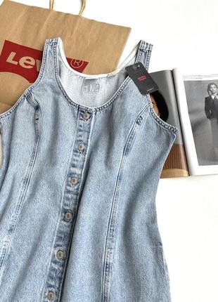 Сукня, сарафан джинсовий levi’s  оригінал