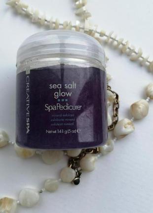 Cnd creative nail design spa pedicure / sea scrub