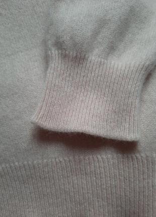 Кашемировый свитер нюдовый цвет cashmere scotland 100% кашемир шотландия9 фото