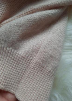Кашемировый свитер нюдовый цвет cashmere scotland 100% кашемир шотландия5 фото