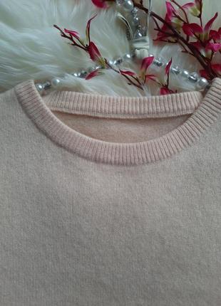 Кашемировый свитер нюдовый цвет cashmere scotland 100% кашемир шотландия7 фото
