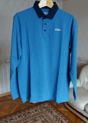 Поло 100% cotton длинный рукав