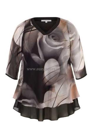 Шикарная блуза батал chesca (размер 20-22)2 фото