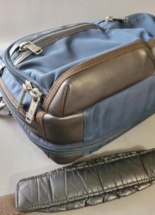 Tumi alpha laptop bag комбинированная сумка через плечо6 фото