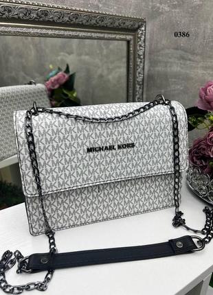 Michael kors - стильний каркасний клатч на цепочці3 фото