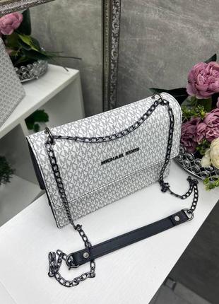 Michael kors - стильний каркасний клатч на цепочці2 фото