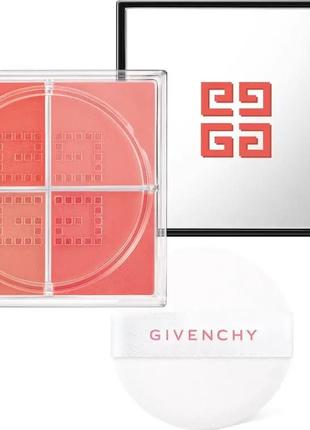 Пудра-рум'яна для обличчя givenchy prisme libre blush 3 — voile corail