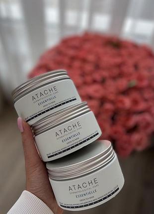 Atache essentielle reafirming mask green tea - восстанавливающая и успокаивающая маска с экстрактом зеленого чая