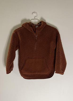 Утеплена кофта плюш old navy 6-7 років 122 см