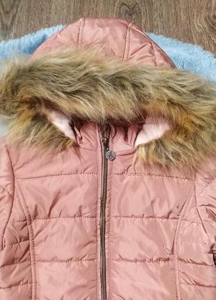 Демисезонная,теплая куртка для девочки 8-9 лет-charles voegele2 фото