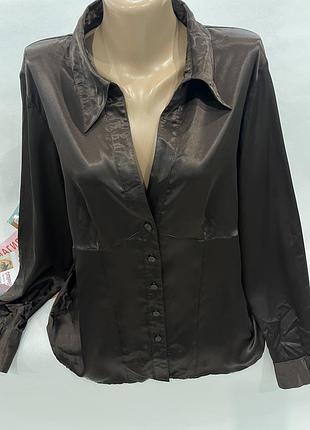 Стильная рубашка атлас