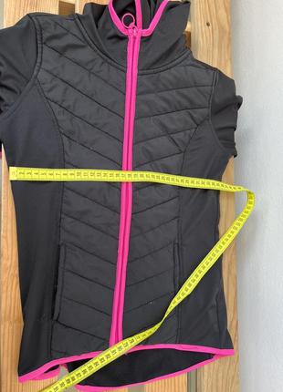 Спортивна куртка для дівчини куртка для спорту 134 140 куртка для бігу2 фото