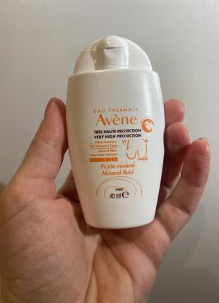 Avène sun minéral spf50 минеральный солнцезащитный флюид