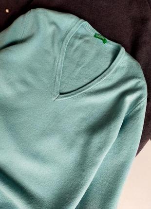 Benetton 
пуловер вовна шерсть2 фото