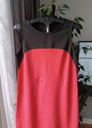 Платье, платье, цвет коралл, размер 16, l,xl1 фото