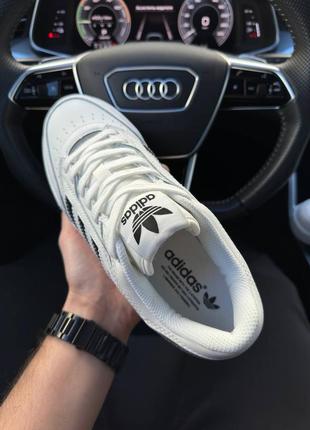 Чоловічі кросівки adidas originals drop step white black2 фото