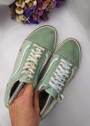 Кеды мятные vans унисекс4 фото