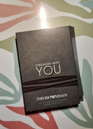 Пробник парфумів armani stronger with you ept 1.2ml