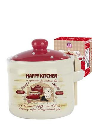 Банка для меда snt happy kitchen 2370-11 420 мл