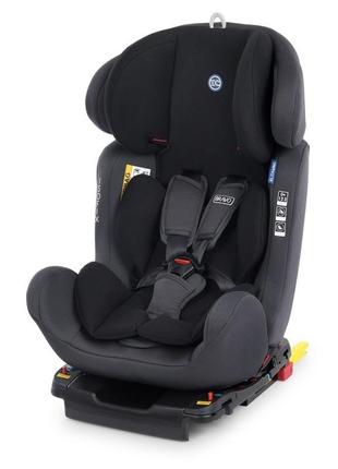 Автокрісло el camino bravo isofix me-1041-royal-black чорне1 фото